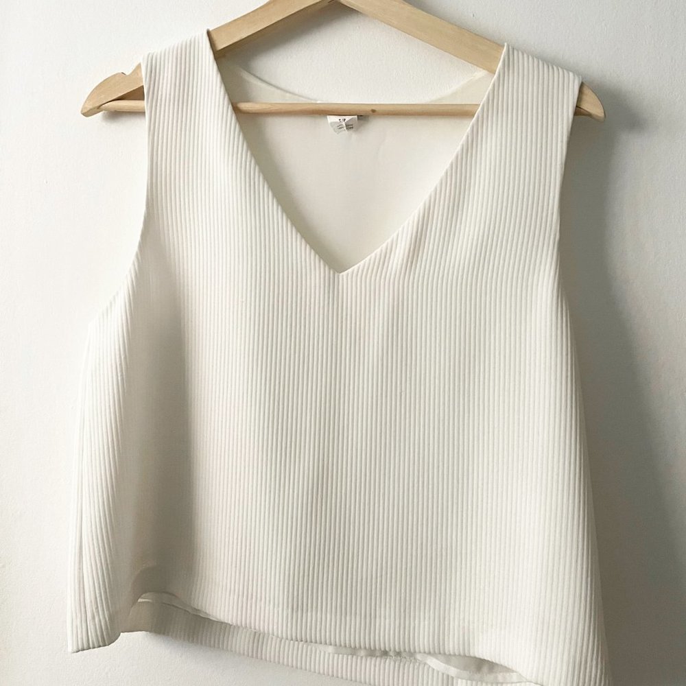 Silky White Club Monaco Cami